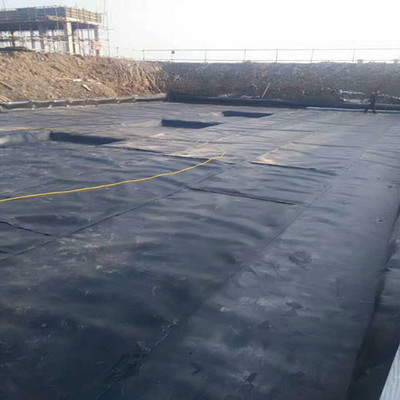 农业合作社采用全新料加双抗1.5mm黑膜沼气池土工膜封盖
